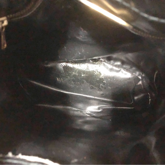 Authentic Valentino By Mario Valentino Black Leather Bucket Bag - Picture 8 of 11